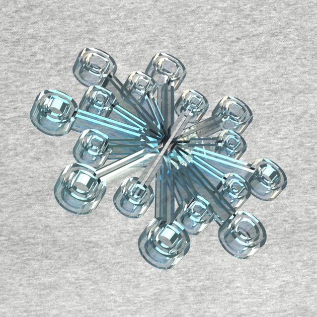 3D Snowflake by Shadowbyte91